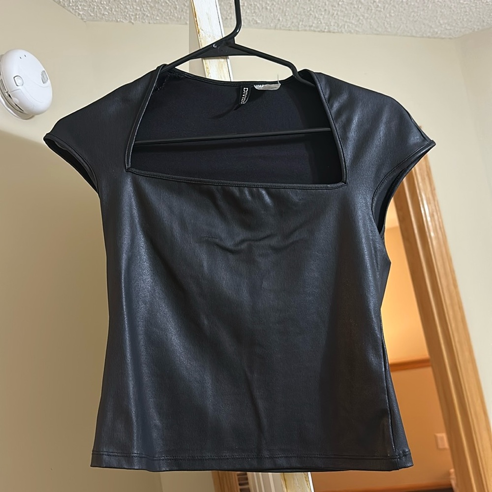 leather top